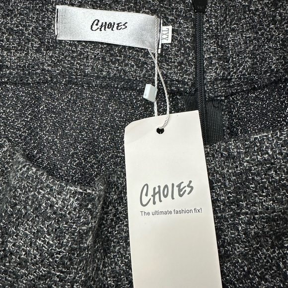 Elegant Gray Women's Skirt - Picture 6 of 7